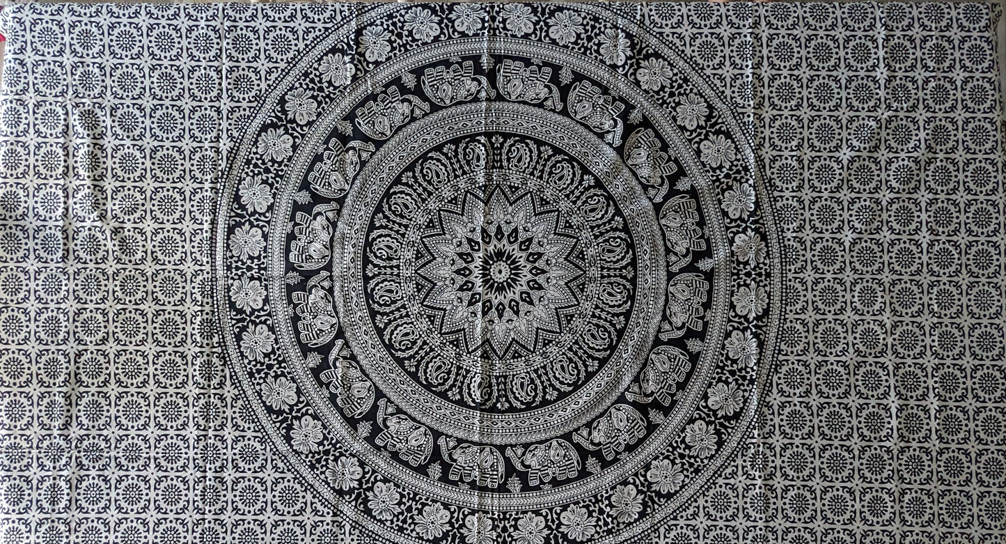 Draps murale Boho/éléphant