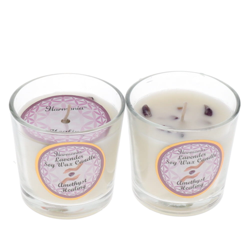 Bougies - votives aromatiques de Soya & Cristaux - HARMONIA