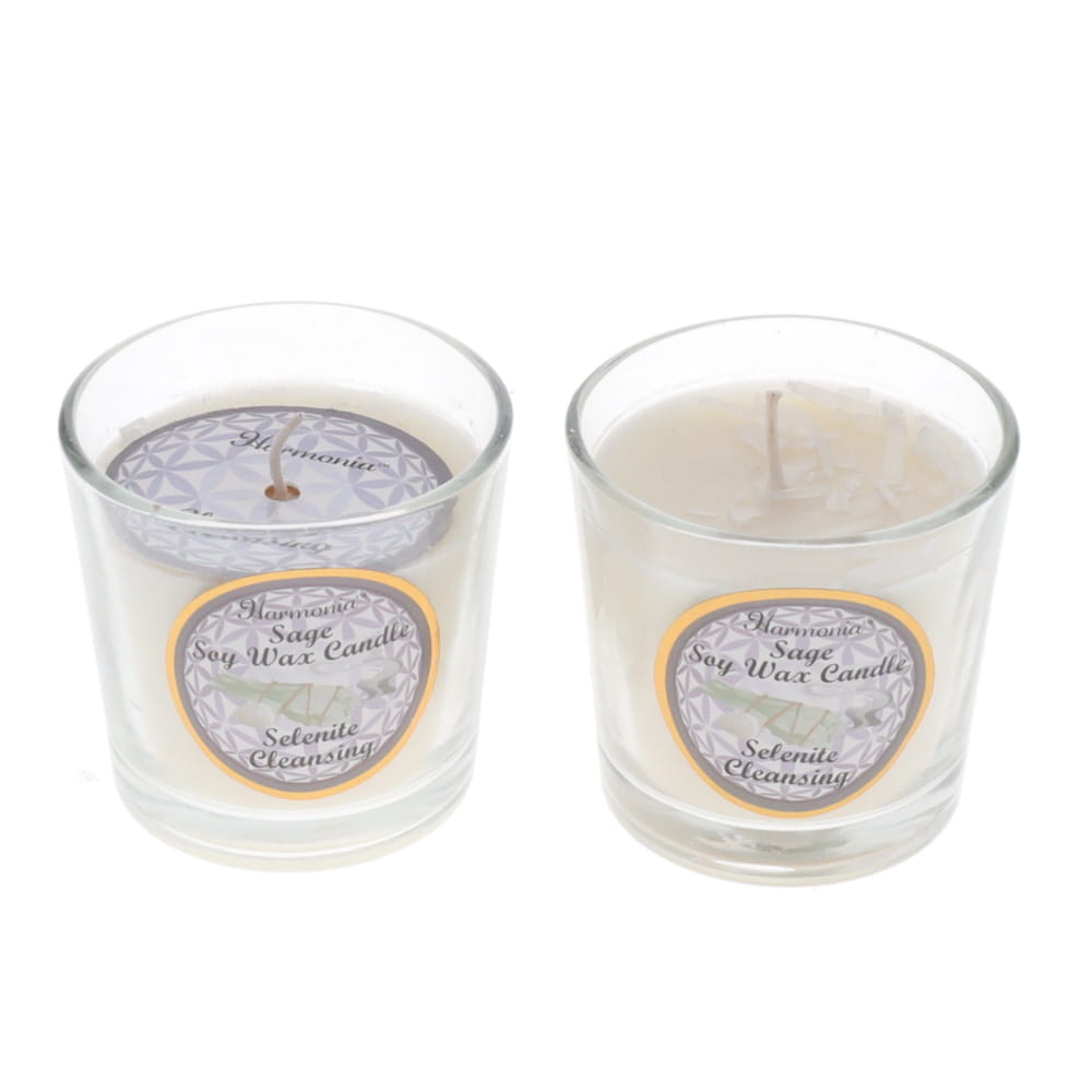 Bougies - votives aromatiques de Soya & Cristaux - HARMONIA