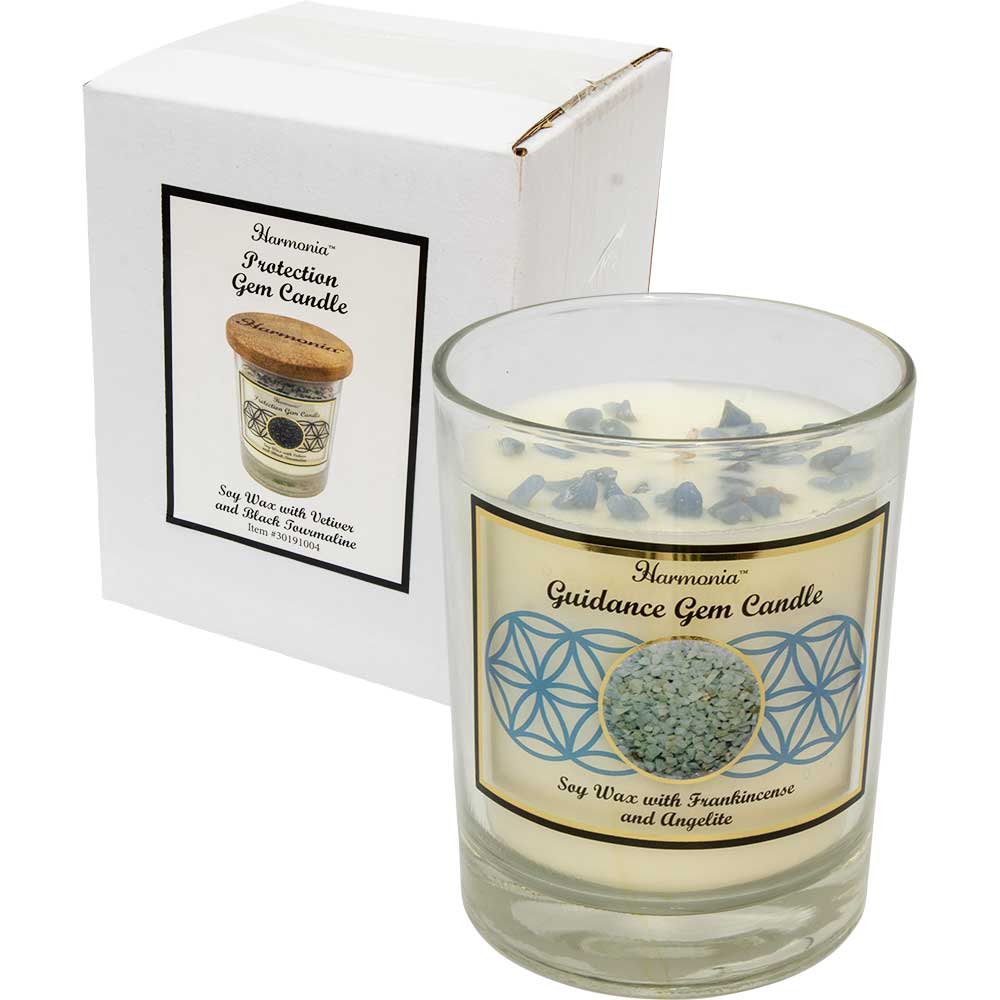 Bougies aromatiques de Soya & Cristaux - HARMONIA
