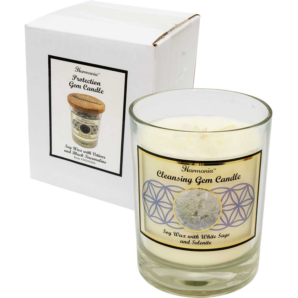 Bougies aromatiques de Soya & Cristaux - HARMONIA