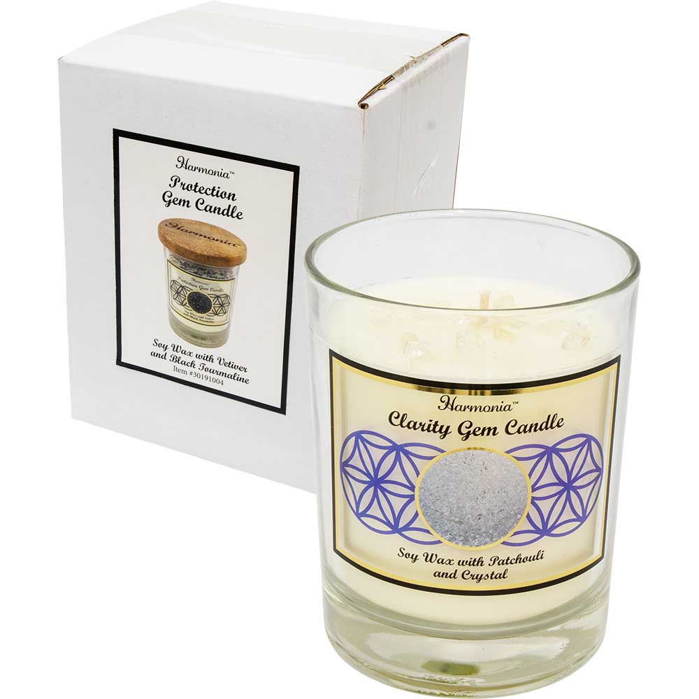 Bougies aromatiques de Soya & Cristaux - HARMONIA
