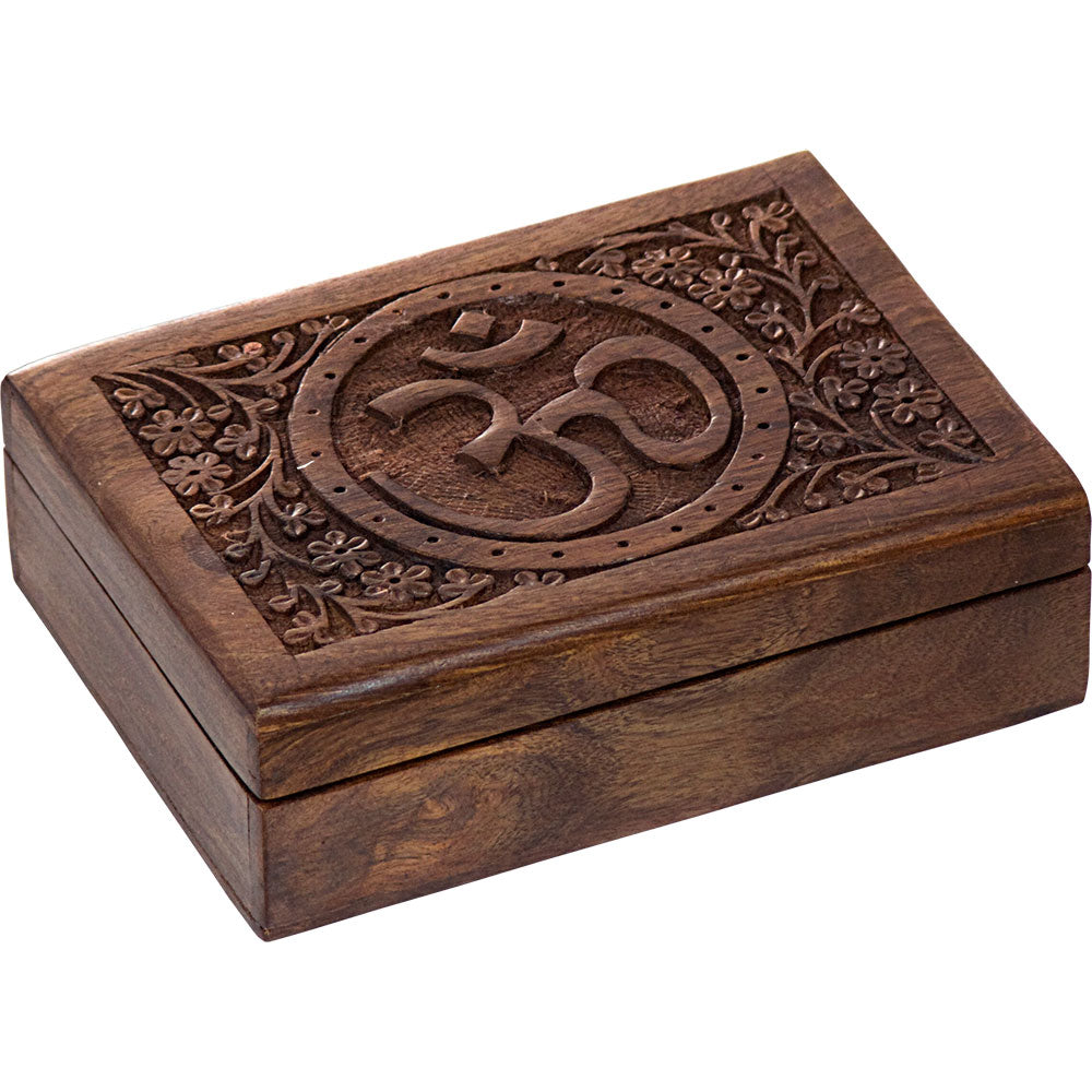 Décos - BOÎTES EN BOIS SCULPTÉS & DOUBLÉES - 4 modèles