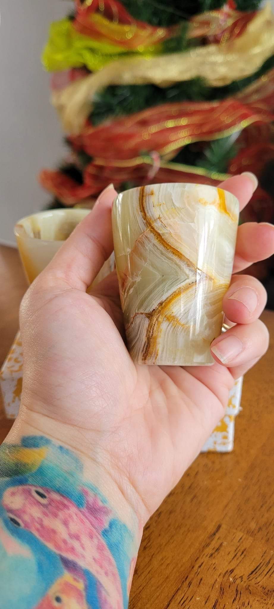 Duo de verres en Onyx Vert