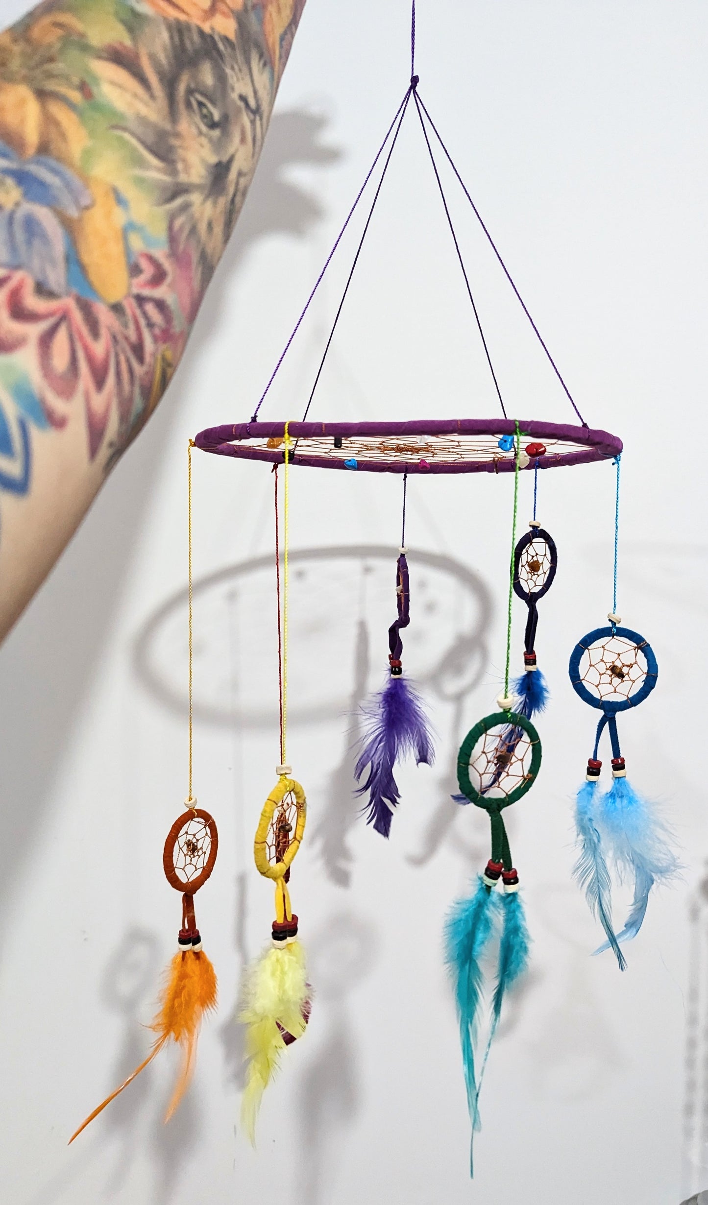 Décos - CAPTEUR DE REVE – MOBILE CHAKRAS – 8.5″DI.