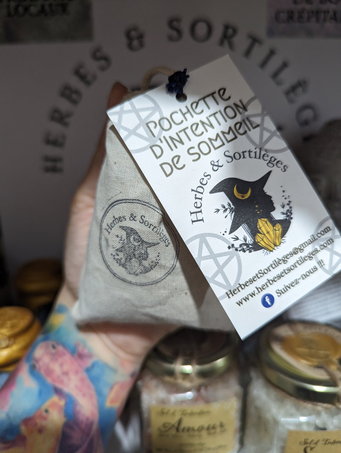 H&S - Pochette d'intention de sommeil - Herbes & Sortilèges