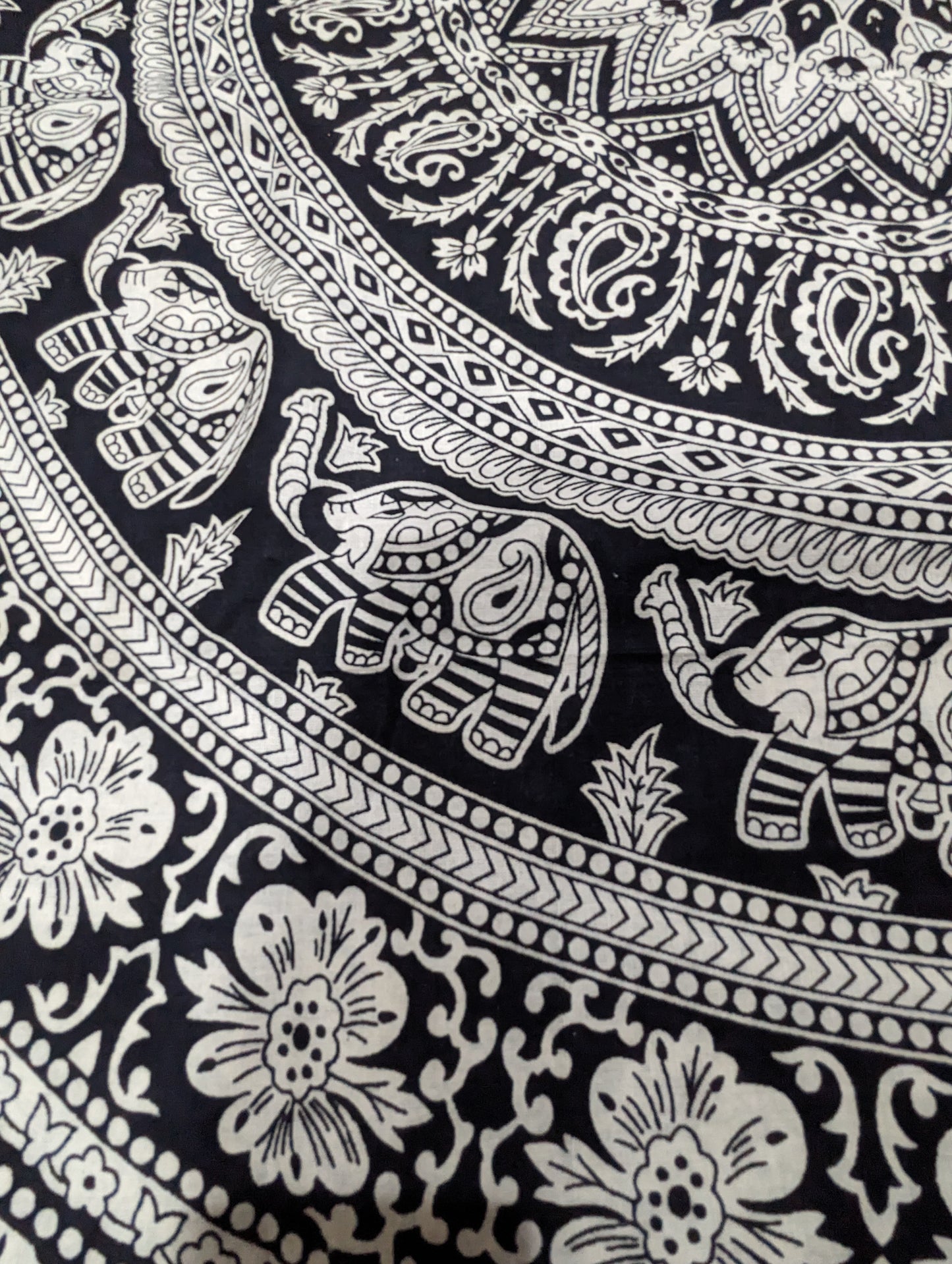 Draps murale Boho/éléphant