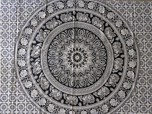 Draps murale Boho/éléphant