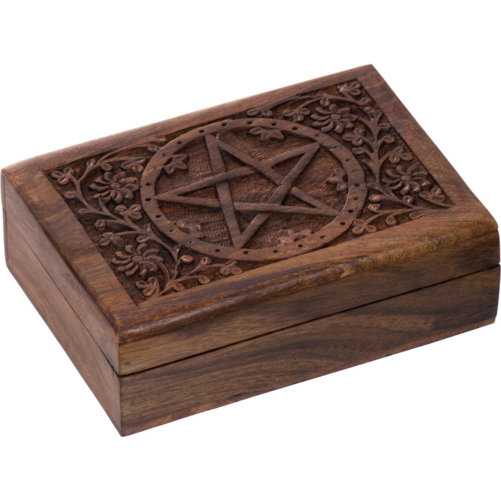 Décos - BOÎTES EN BOIS SCULPTÉS & DOUBLÉES - 4 modèles