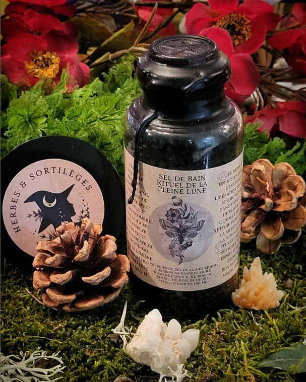 H&S - Sel de bain - Rituel de la pleine lune - Herbes & Sortilèges