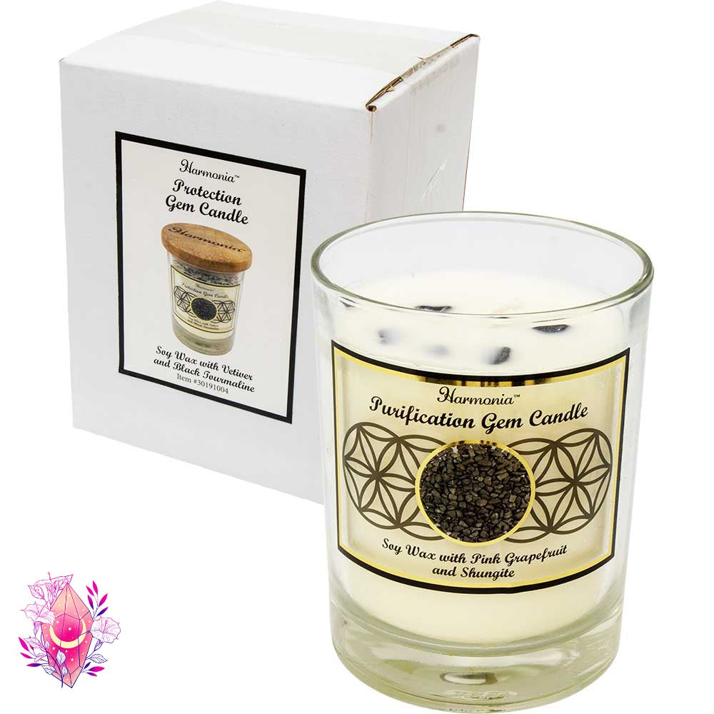 Bougies aromatiques de Soya & Cristaux - HARMONIA