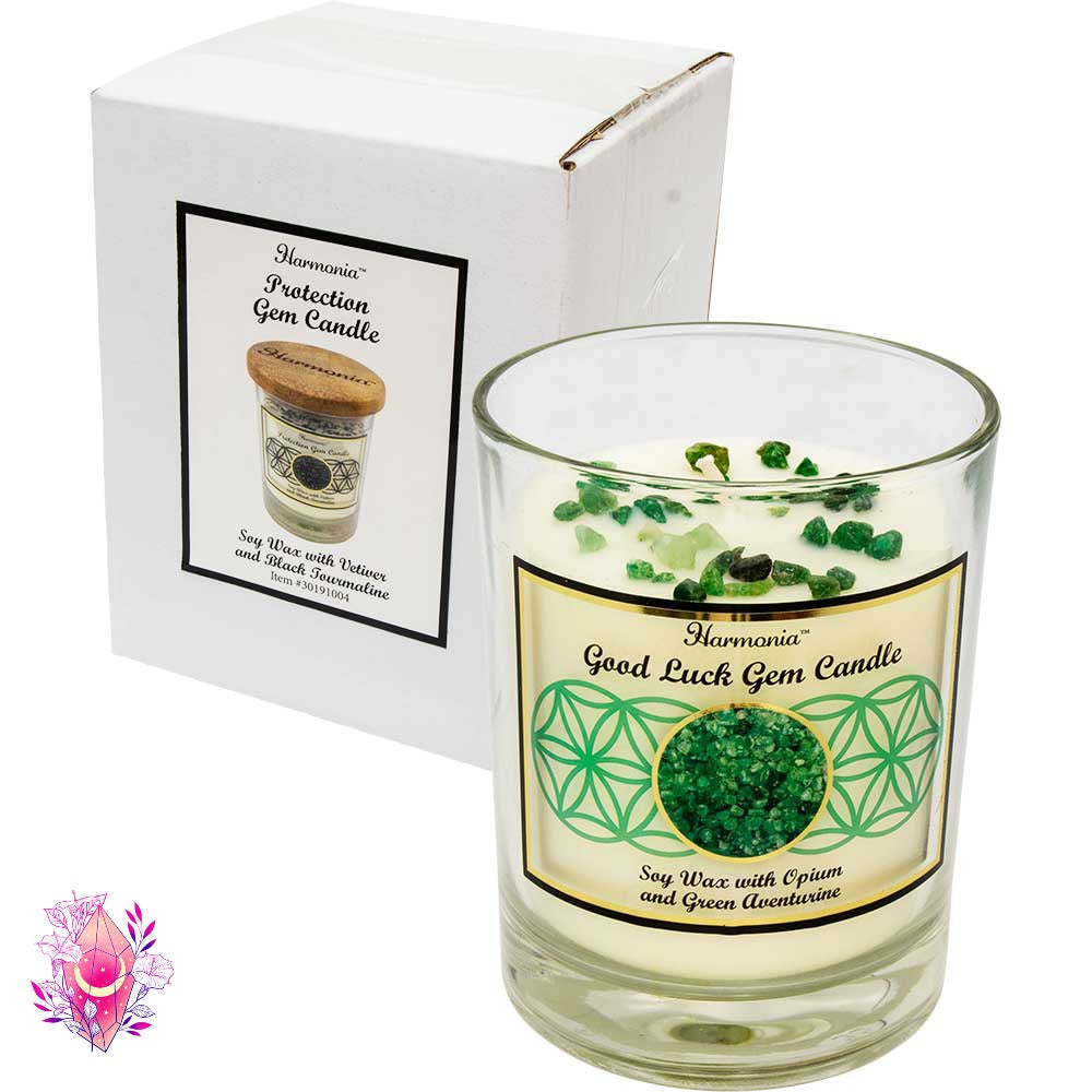 Bougies aromatiques de Soya & Cristaux - HARMONIA