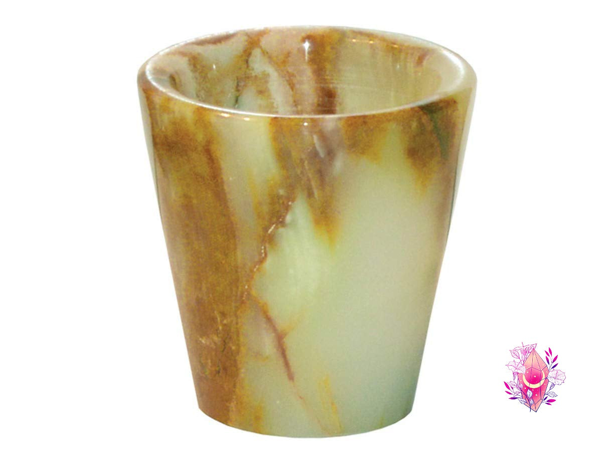 Duo de verres en Onyx Vert